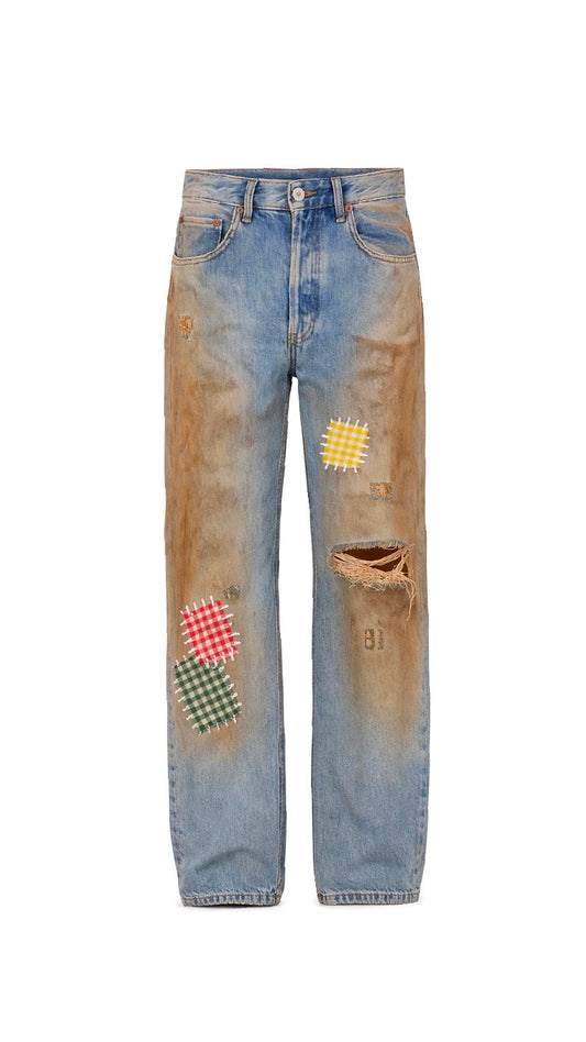 Mirage Patched Denims